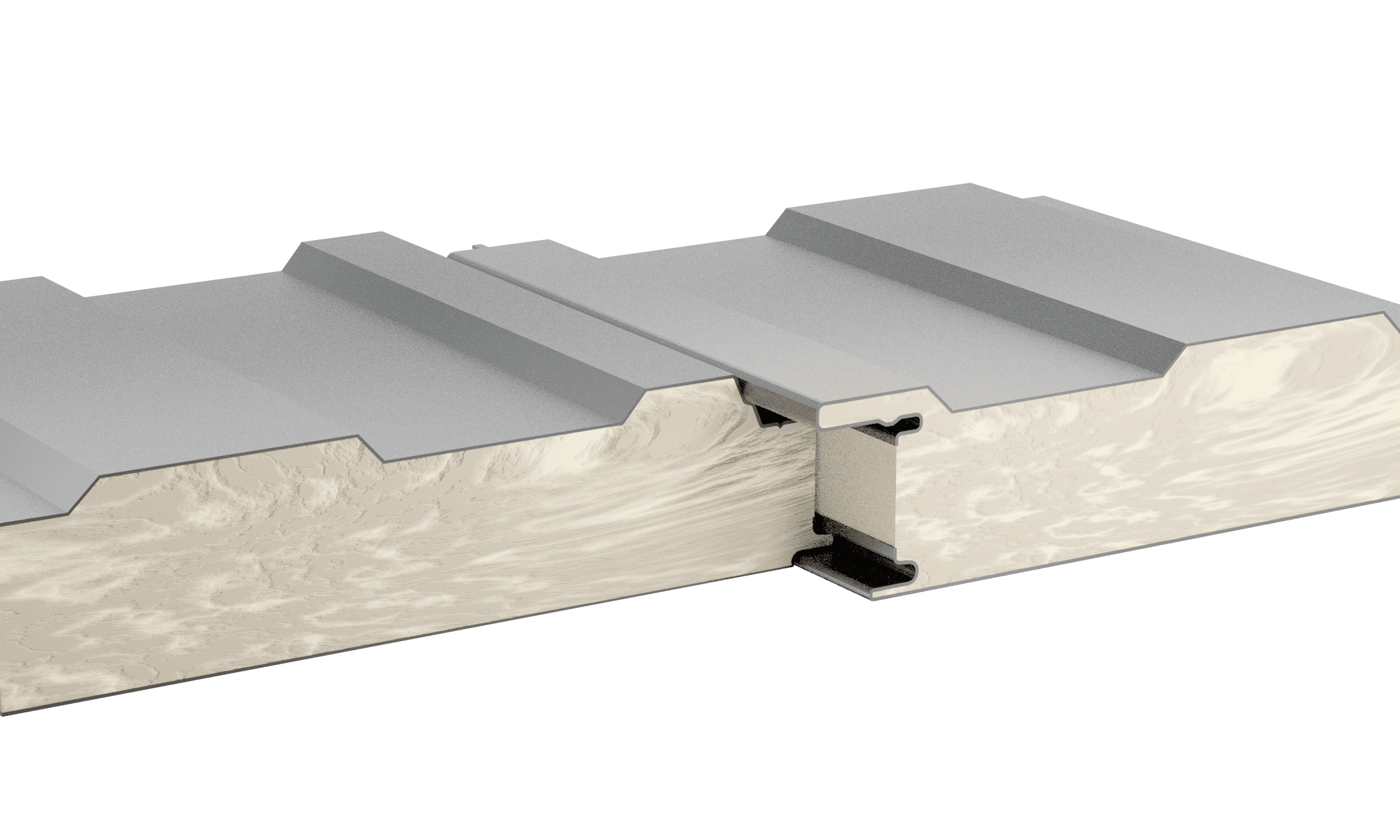 Трехслойная сэндвич-панель 120 мм стеновая S-fix ВАТА 1 класс | трапеция
